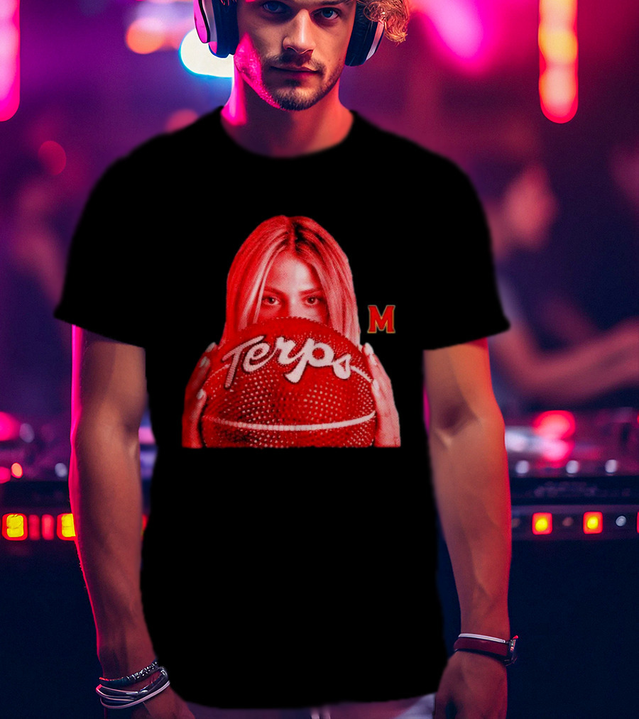 Saylor Poffenbarger Terps Basketball Maryland M T-Shirt