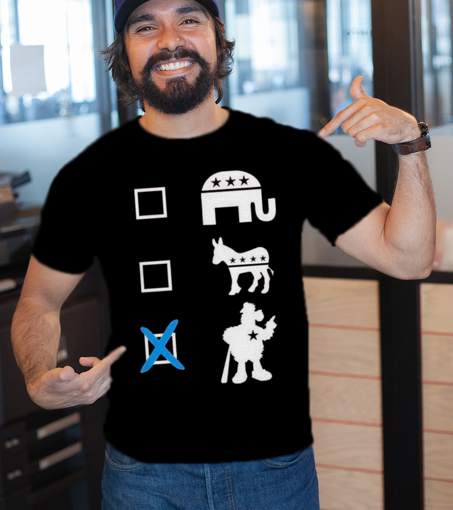 Schwarbocrat Philitical Aphiliation Elephant Donkey Duck Star Boxes T-Shirt