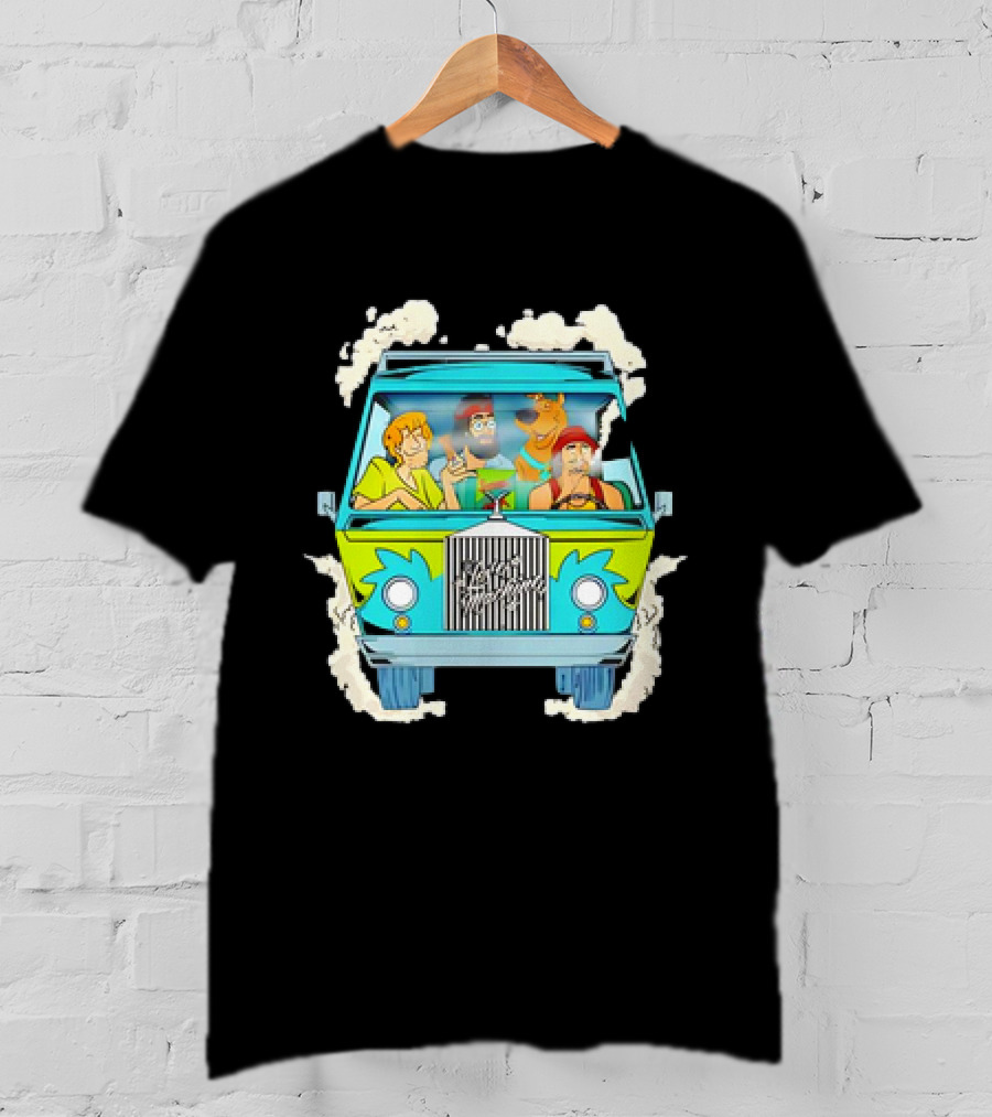 Scooby DOOBIE Doo Mystery Machine Vintage Smoke Adventure T-Shirt