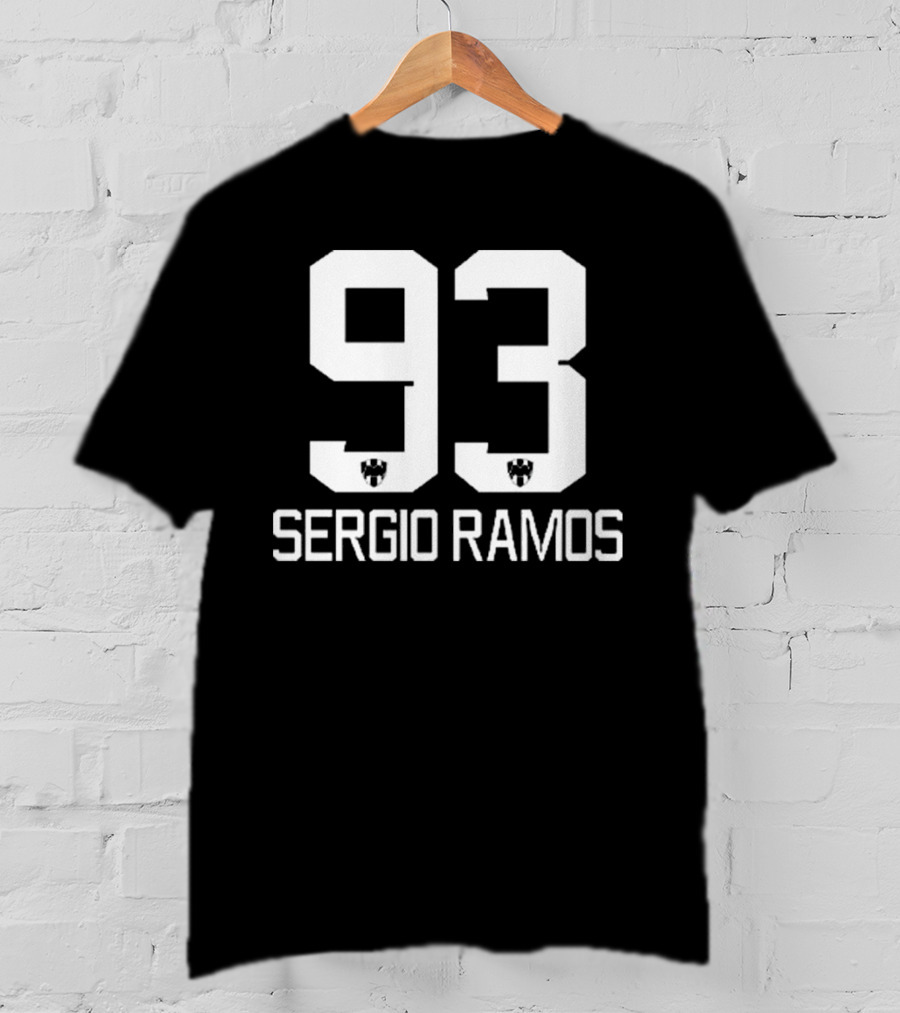 Sergio Ramos 93 Football Number Icon T-Shirt