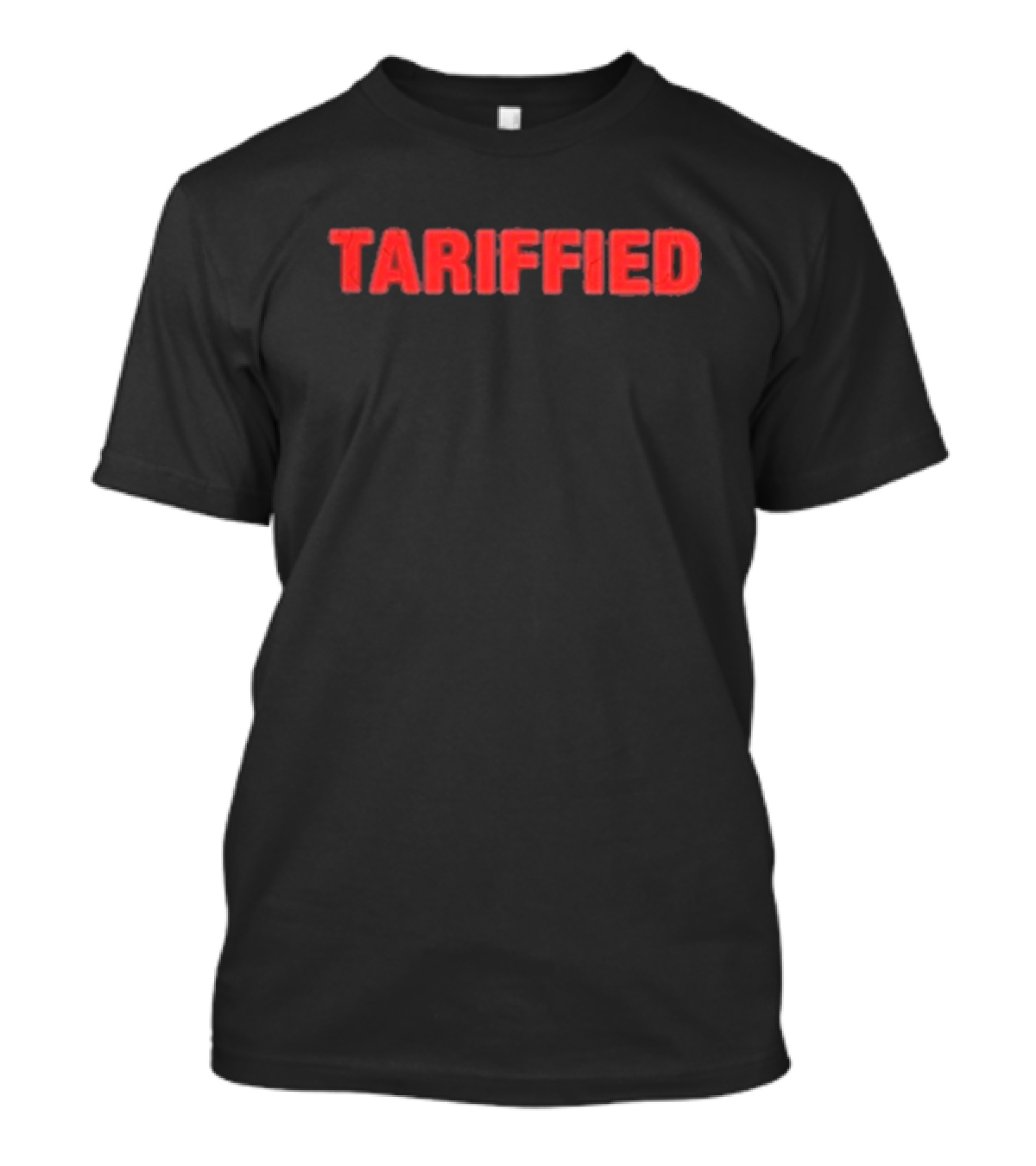 SNL Lizzo Tariffied Text Bold Red T-Shirt