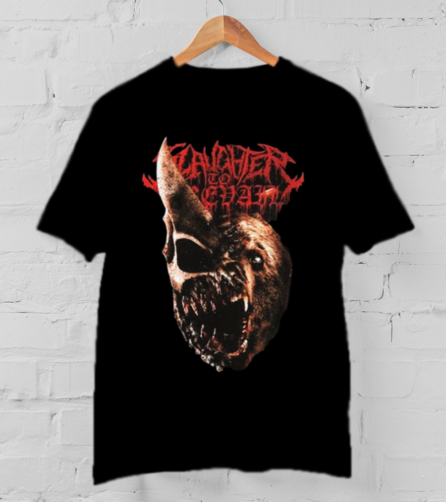 Slaughter To Prevail Grizzly Skull Horned Beast T-Shirt