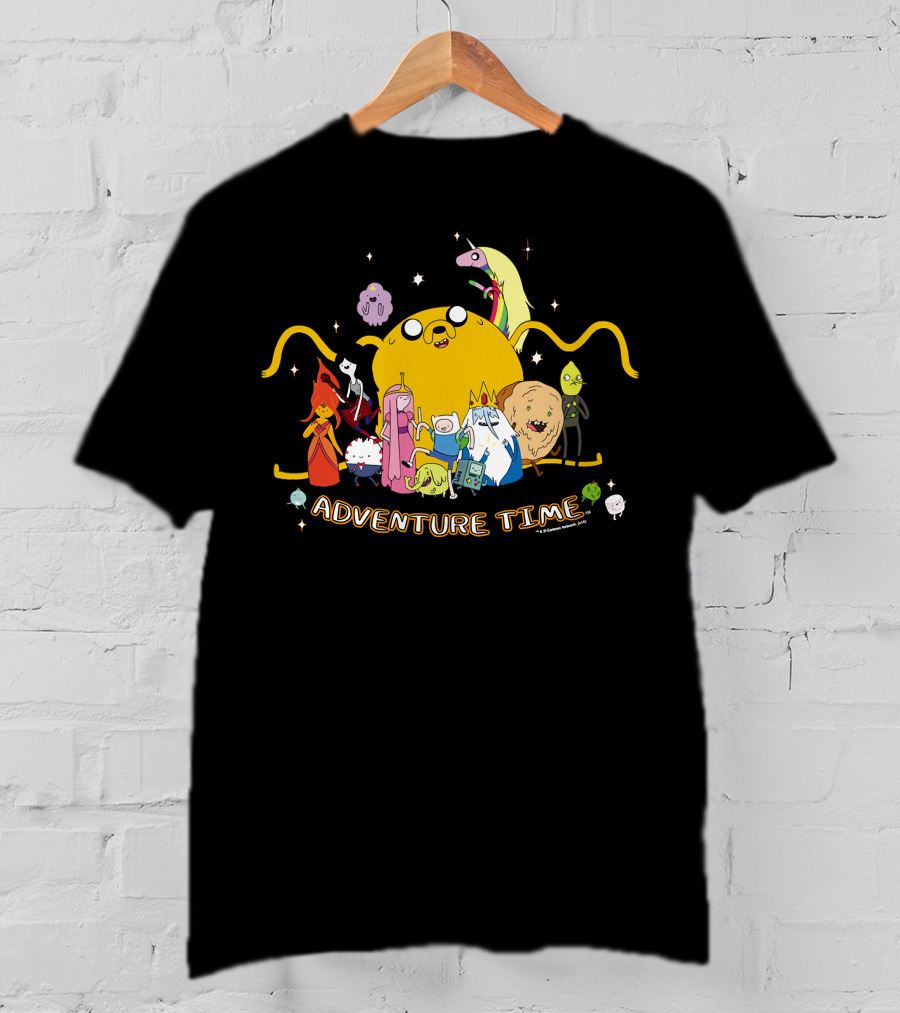 Adventure Time Outstretched Characters Group T-Shirt