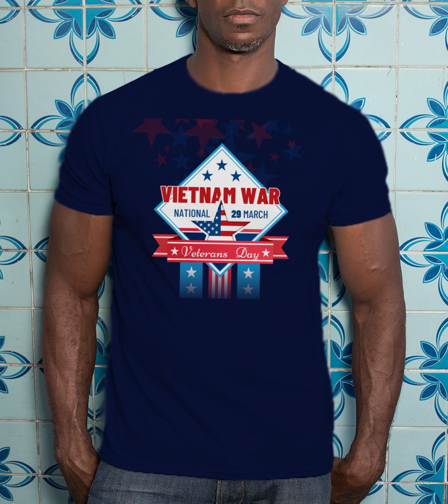 Vietnam War National Veterans Day 29 March Memorial T-Shirt