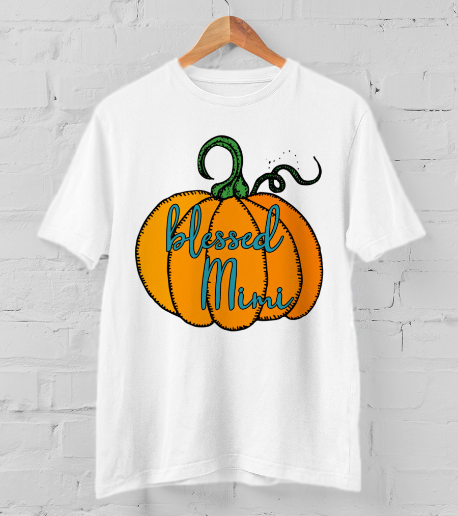 Blessed Mimi Pumpkin Autumn Harvest T-Shirt