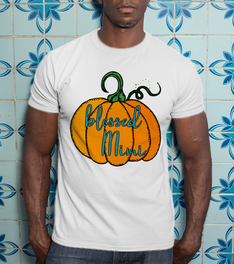 Blessed Mimi Pumpkin Autumn Harvest T-Shirt