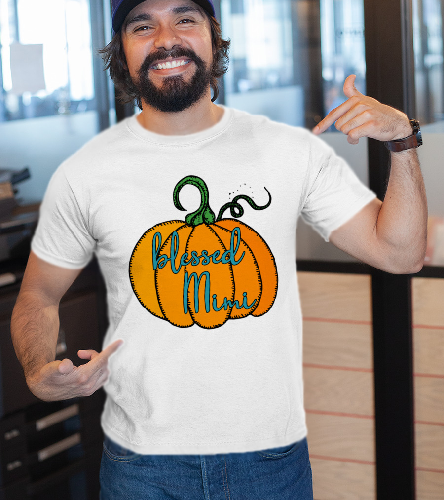 Blessed Mimi Pumpkin Autumn Harvest T-Shirt
