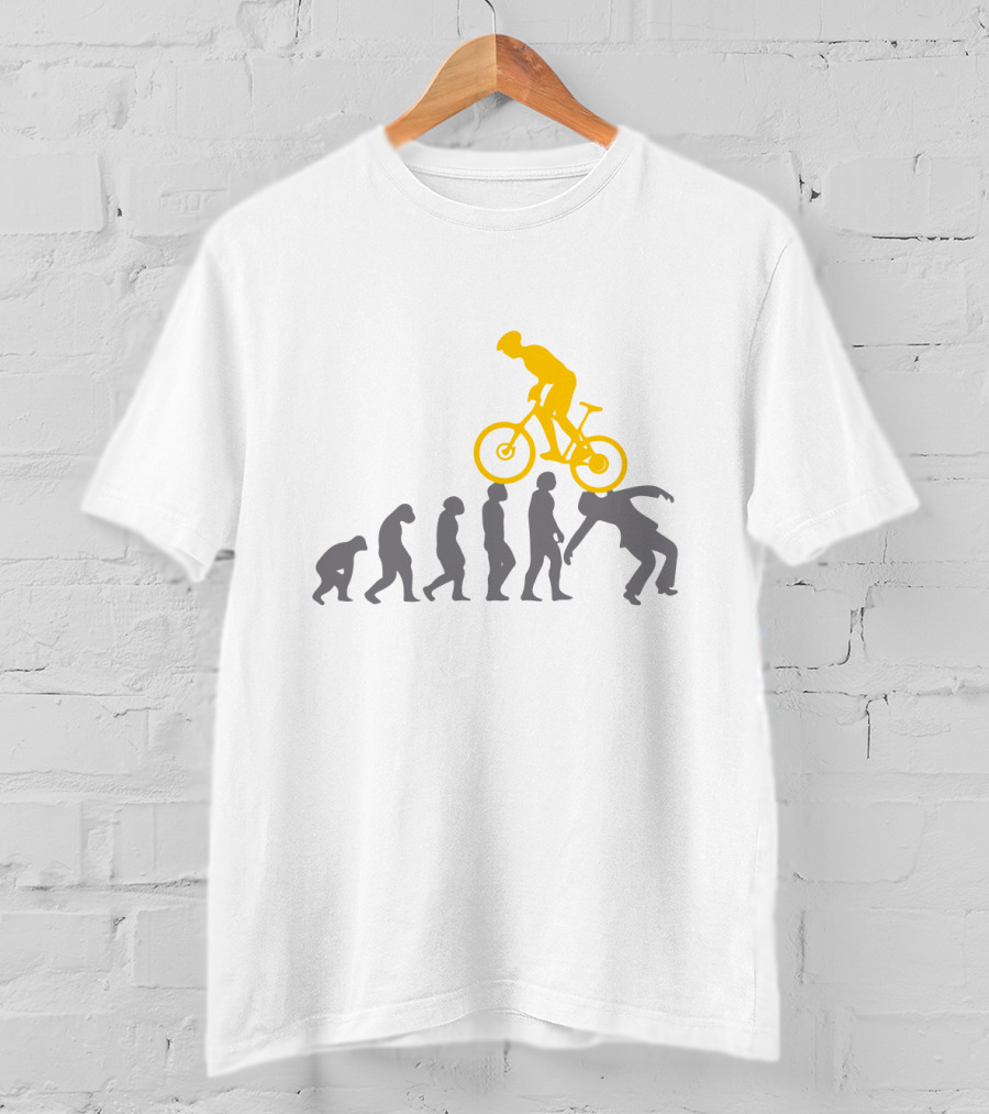 MTB Evolution Of Mountain Biking Progression T-Shirt