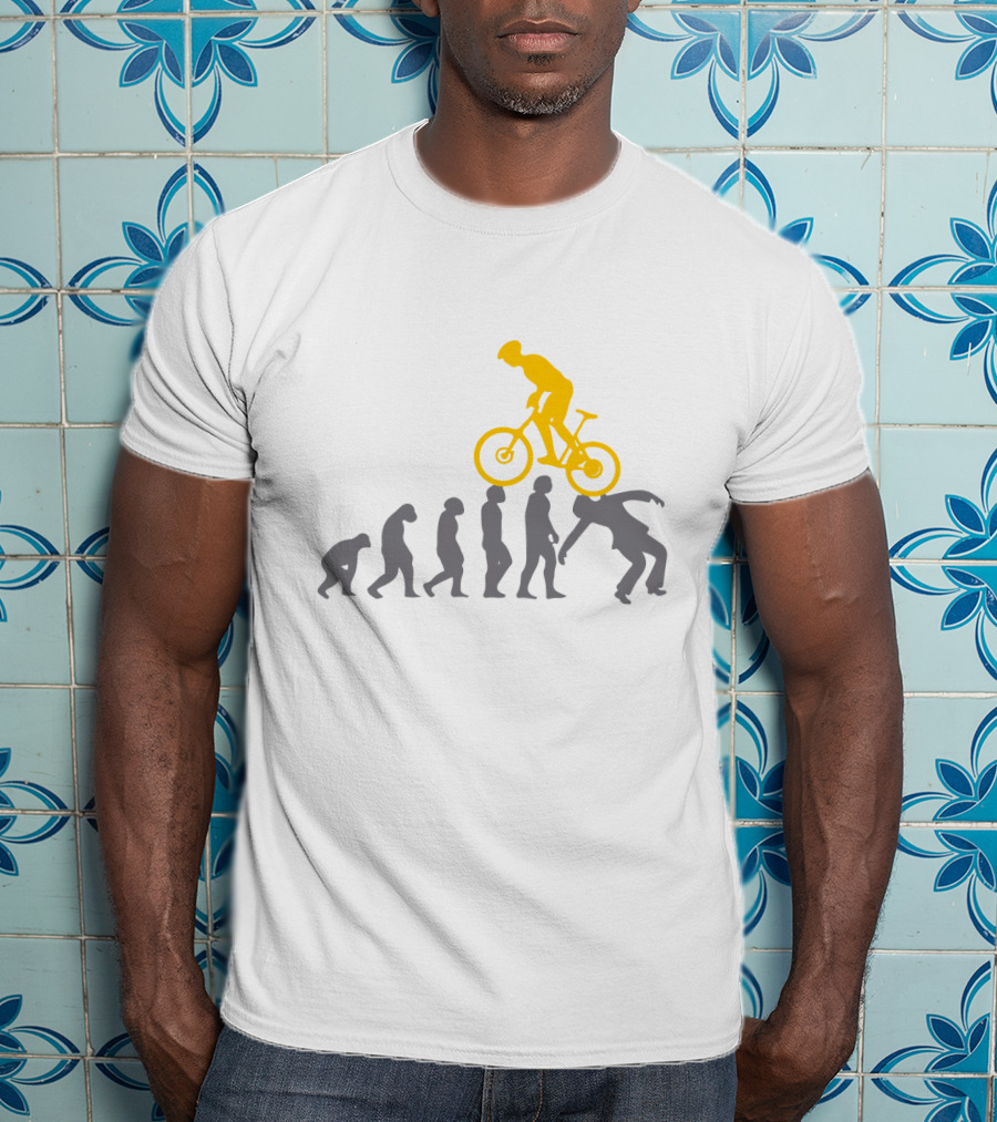MTB Evolution Of Mountain Biking Progression T-Shirt