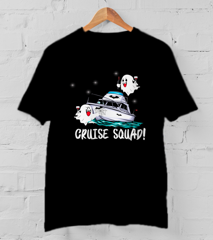 CRUISE SQUAD Ghosts Boat Halloween Party T-Shirt