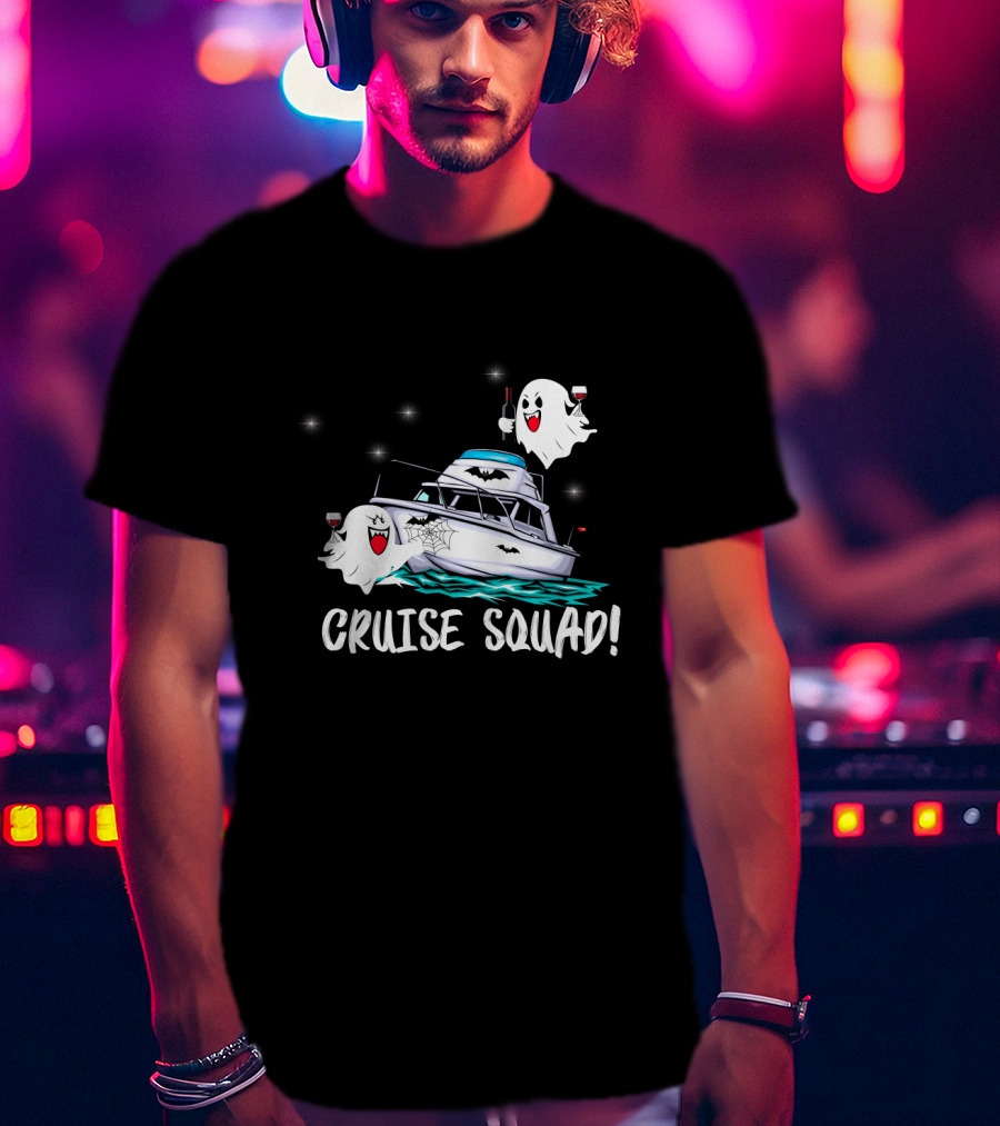 CRUISE SQUAD Ghosts Boat Halloween Party T-Shirt