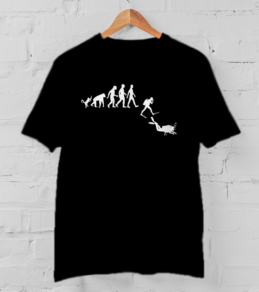 Scuba Diving Evolution Revolution T-Shirt