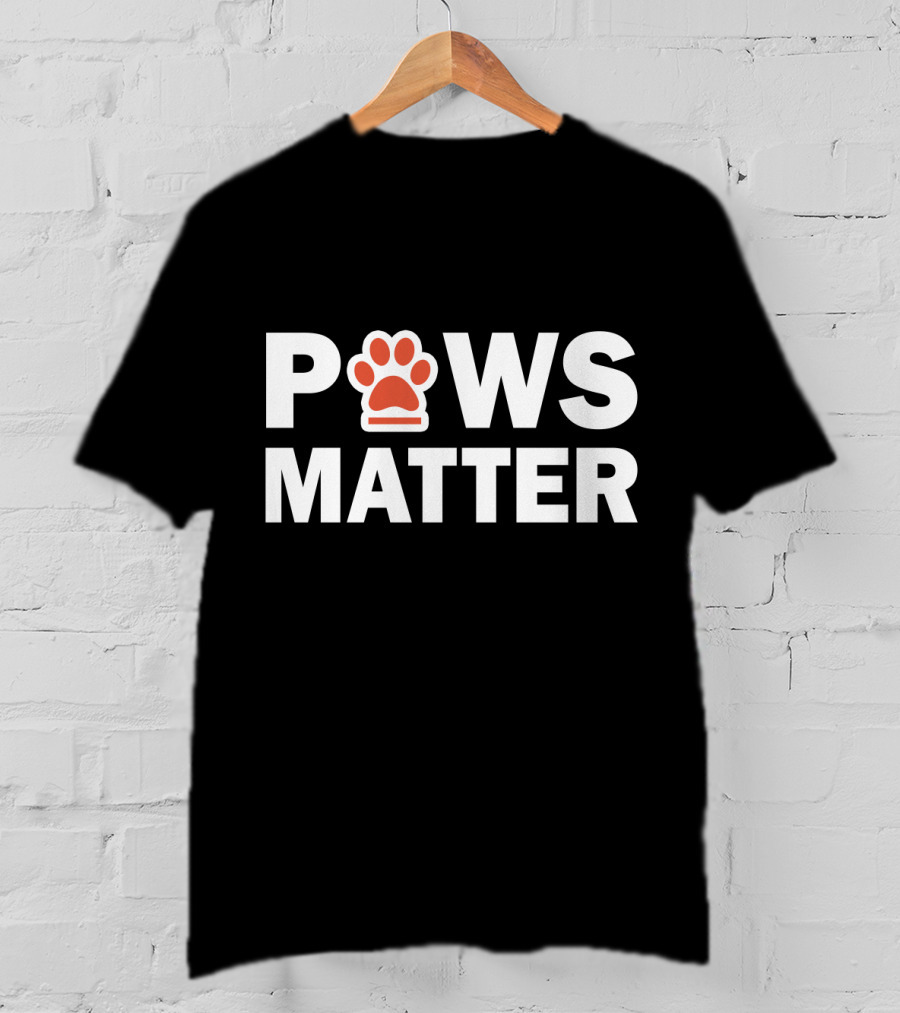 Paws Matter Paw Prints T-Shirt