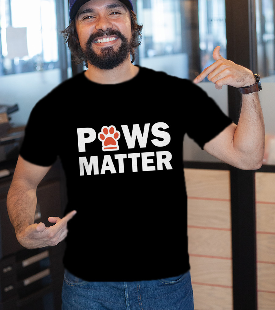 Paws Matter Paw Prints T-Shirt