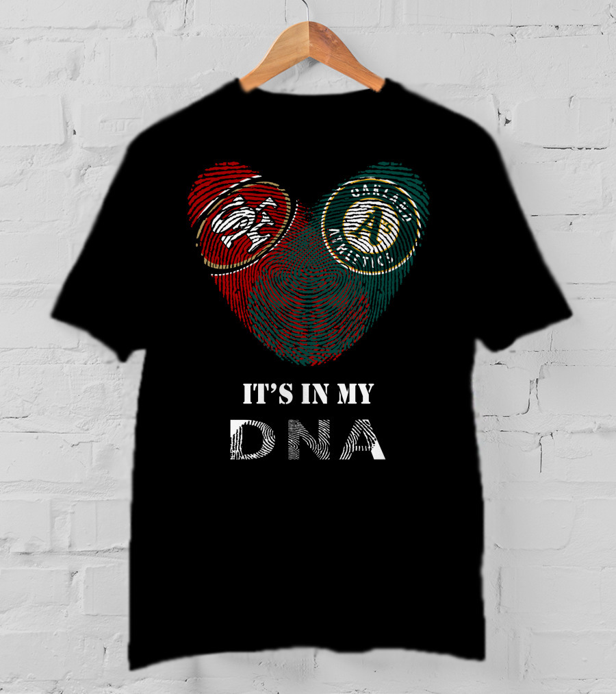 49Ers Athletics DNA Heartprint Fingerprint T-Shirt