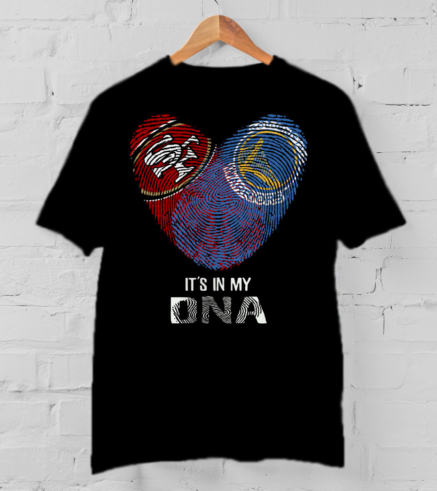 49ers Golden State Warriors It's In My DNA T-Shirt