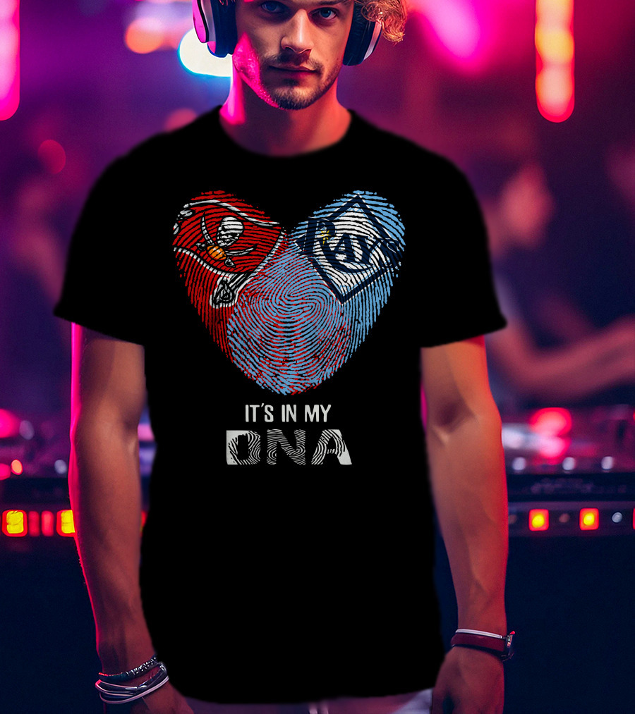Buccaneers Rays Heart It’s In My Dna T-Shirt