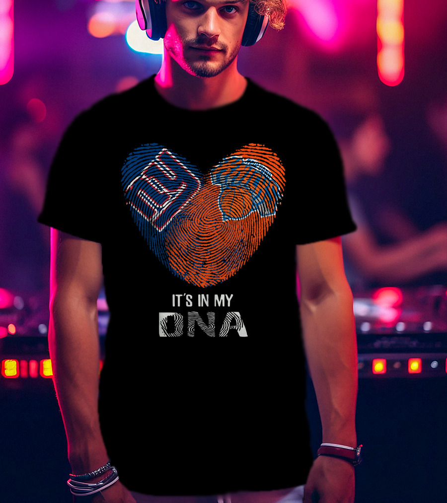 New York Giants And Knicks It's In My DNA T-Shirt