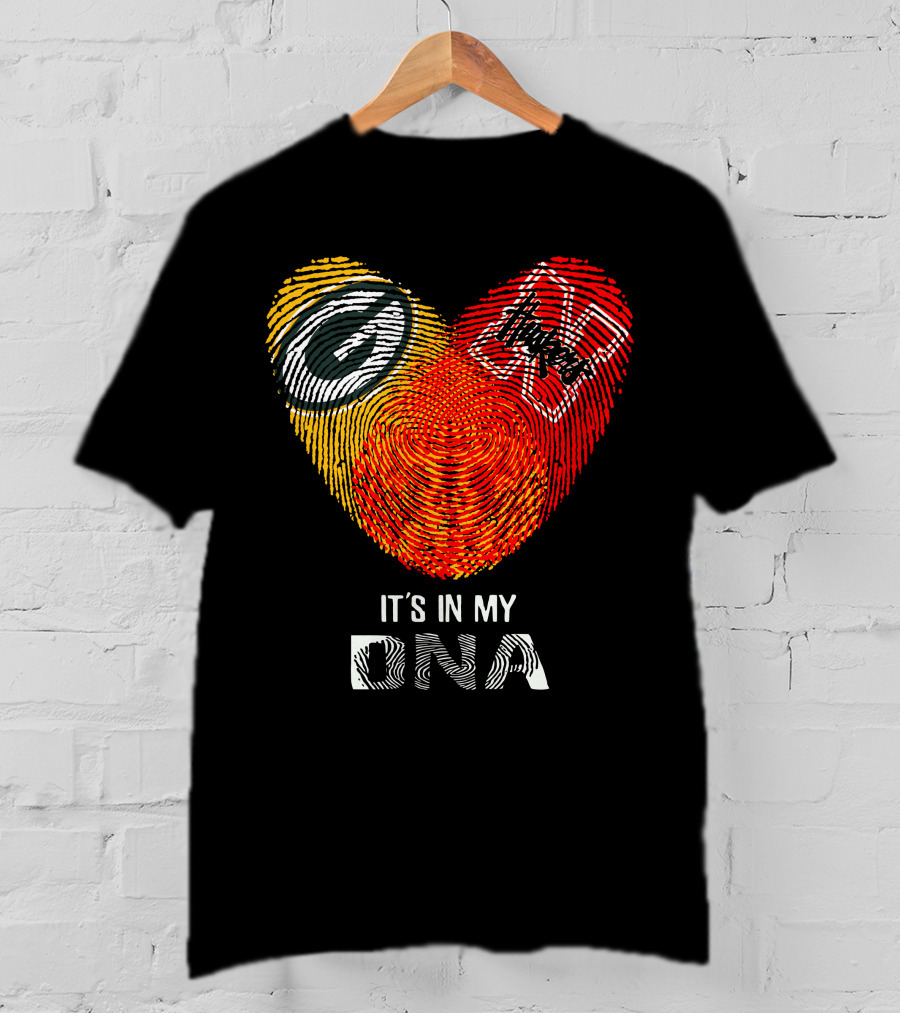 It's In My Packers Huskers DNA T-Shirt