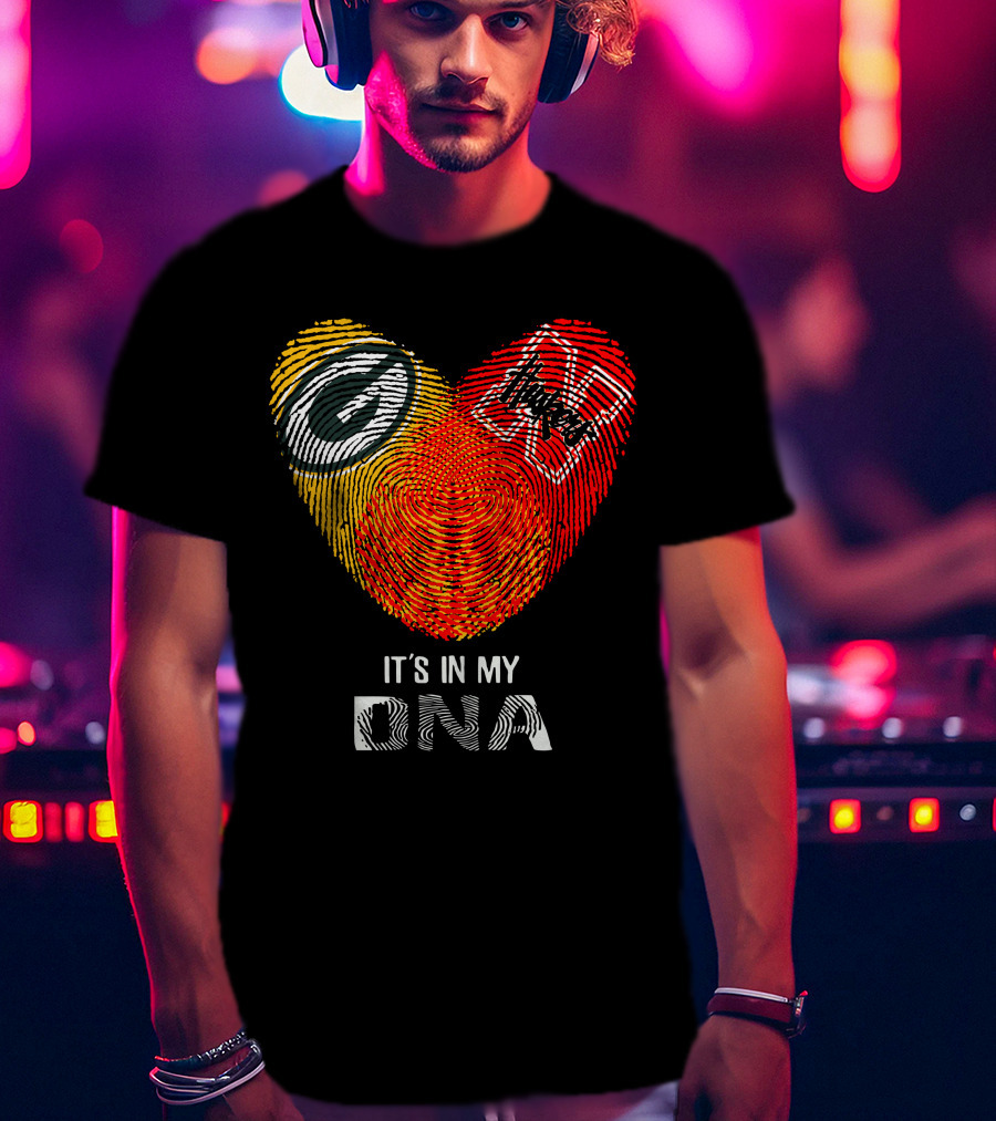 It's In My Packers Huskers DNA T-Shirt