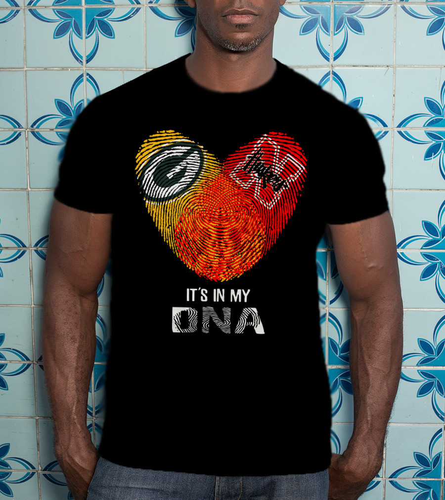 It's In My Packers Huskers DNA T-Shirt