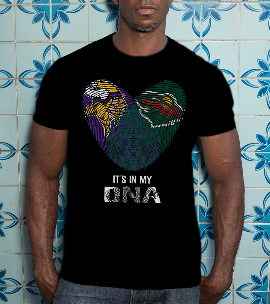 Vikings Minnesota Wild It's In My DNA T-Shirt