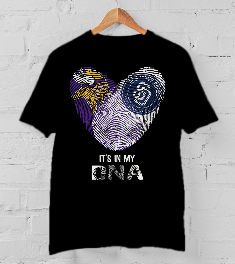 It's In My DNA Vikings San Diego Padres T-Shirt