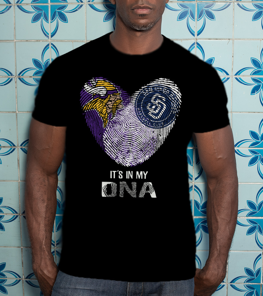 It's In My DNA Vikings San Diego Padres T-Shirt