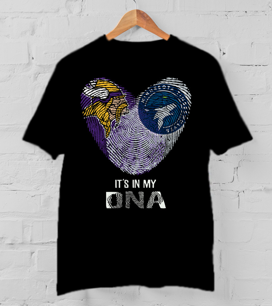 Vikings Timberwolves It's In My DNA T-Shirt