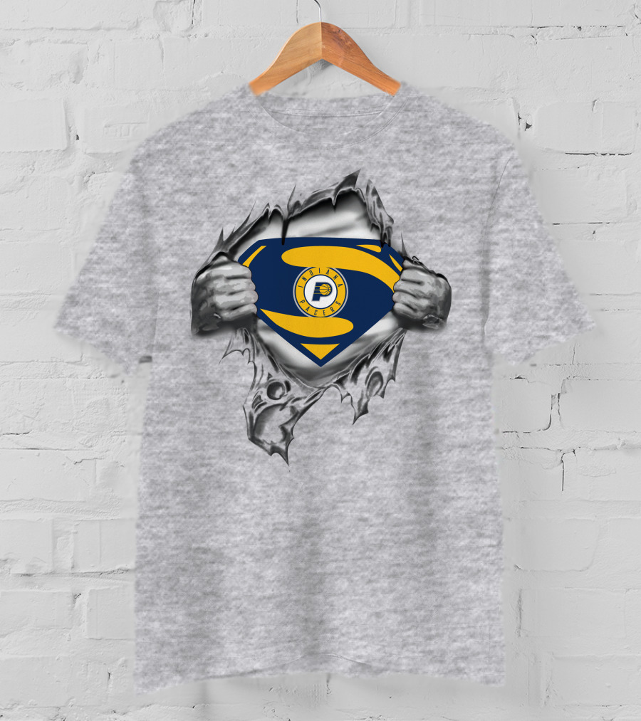 Indiana Pacers Superman Logo Tear T-Shirt