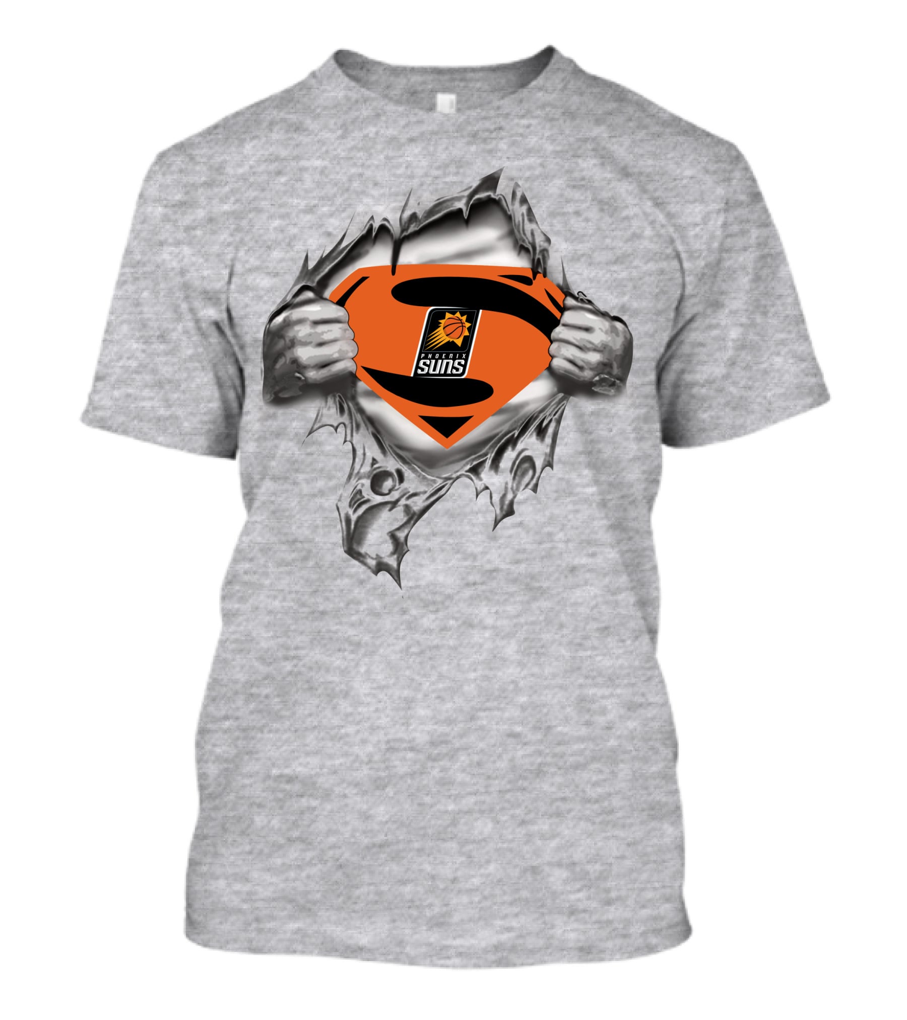 Phoenix Suns Superman Logo Burst T-Shirt