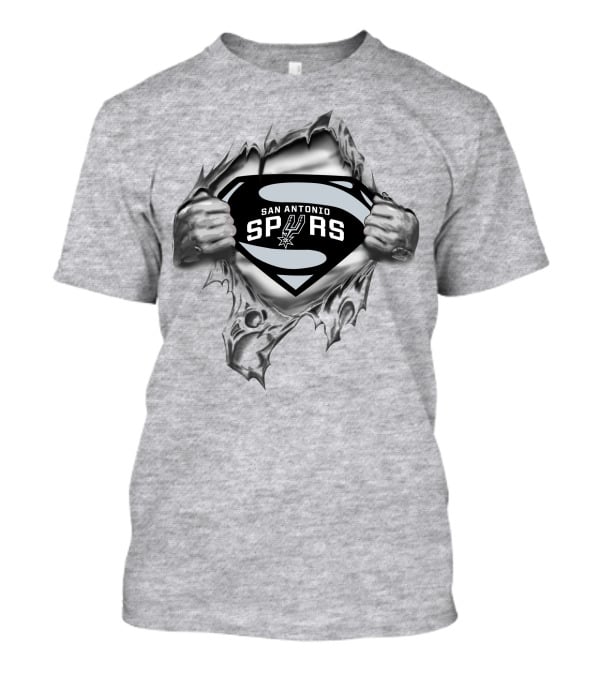San Antonio Spurs Superman Logo Burst T-Shirt