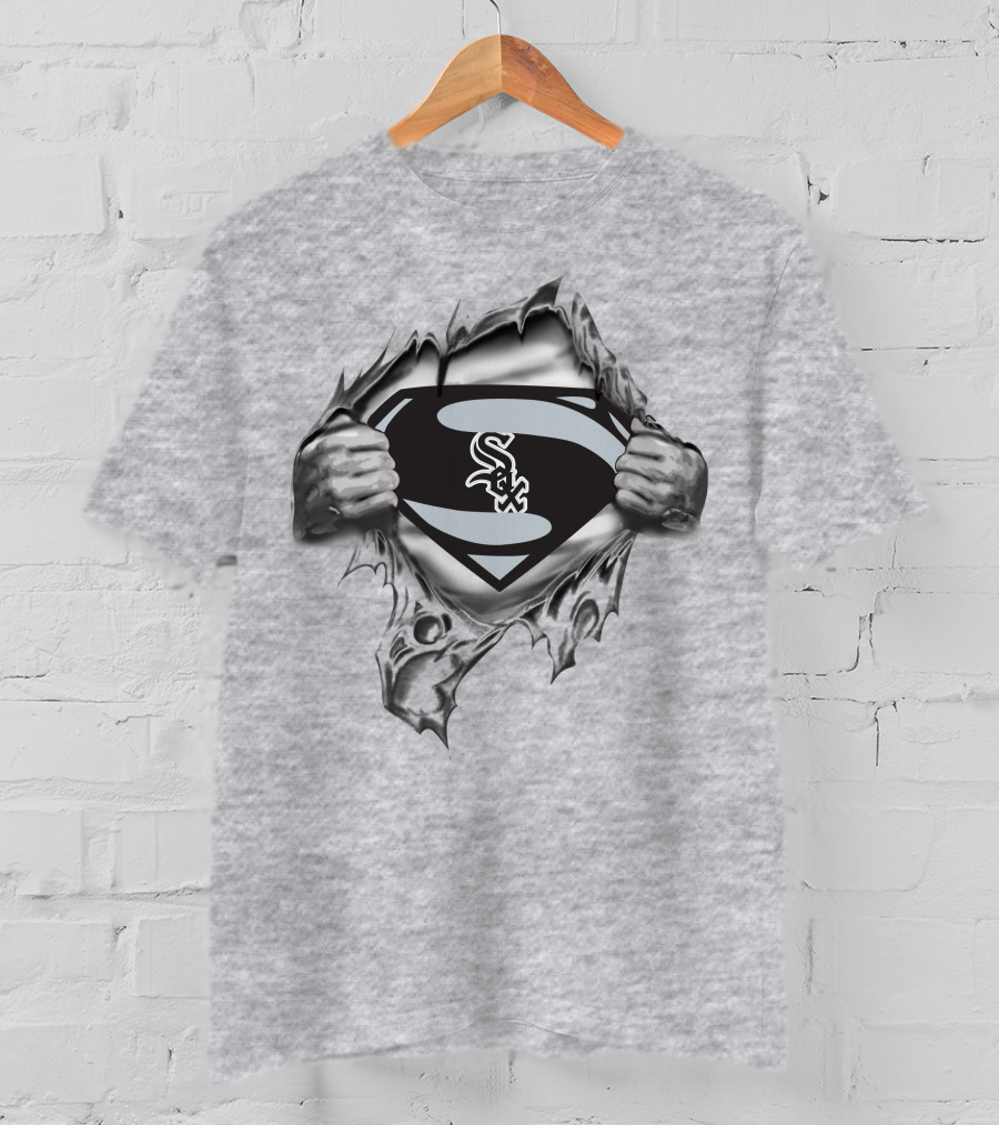 Chicago White Sox Superman Logo Burst T-Shirt