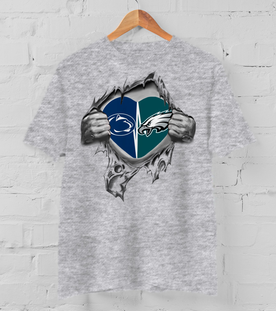 Eagles Penn State Heart Hands T-Shirt