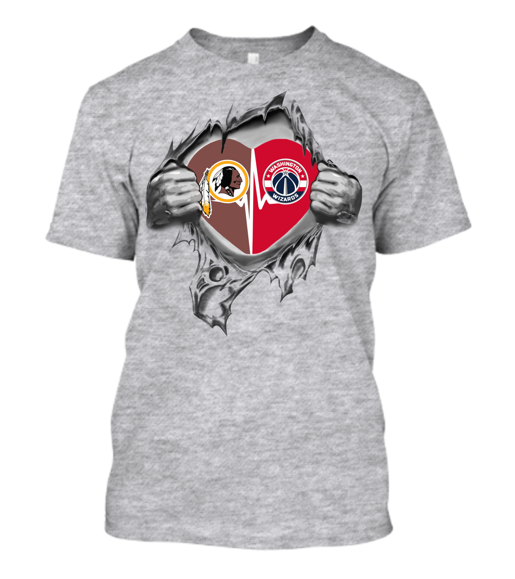 Redskins Wizards Heartfelt Connection T-Shirt