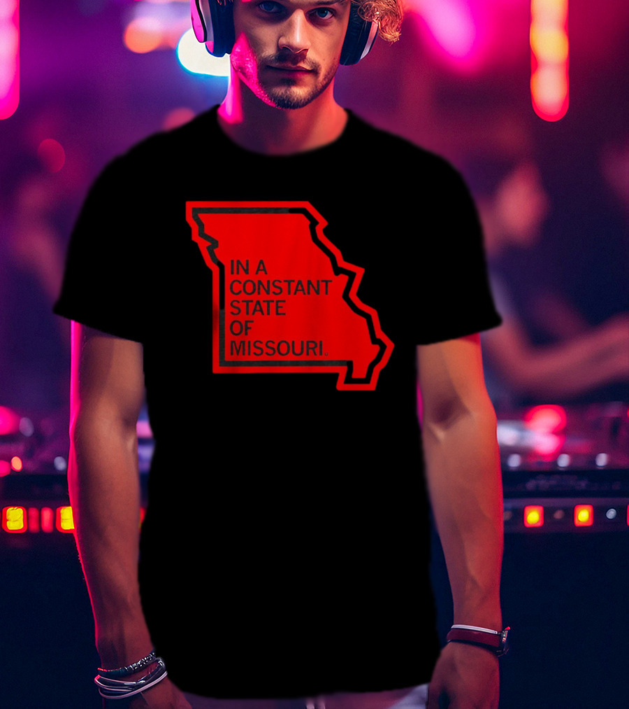 In A Constant State Of Missouri Map T-Shirt