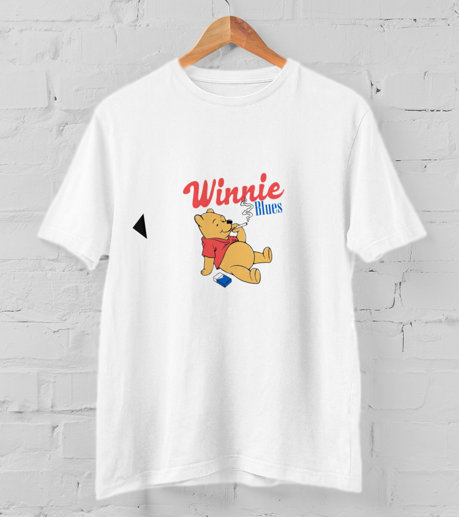 Winnie Blues Smoking Pooh T-Shirt