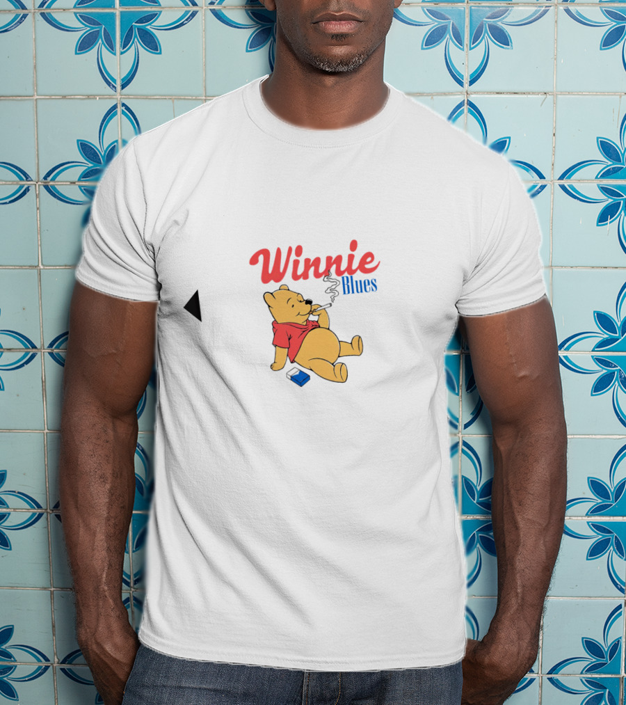 Winnie Blues Smoking Pooh T-Shirt