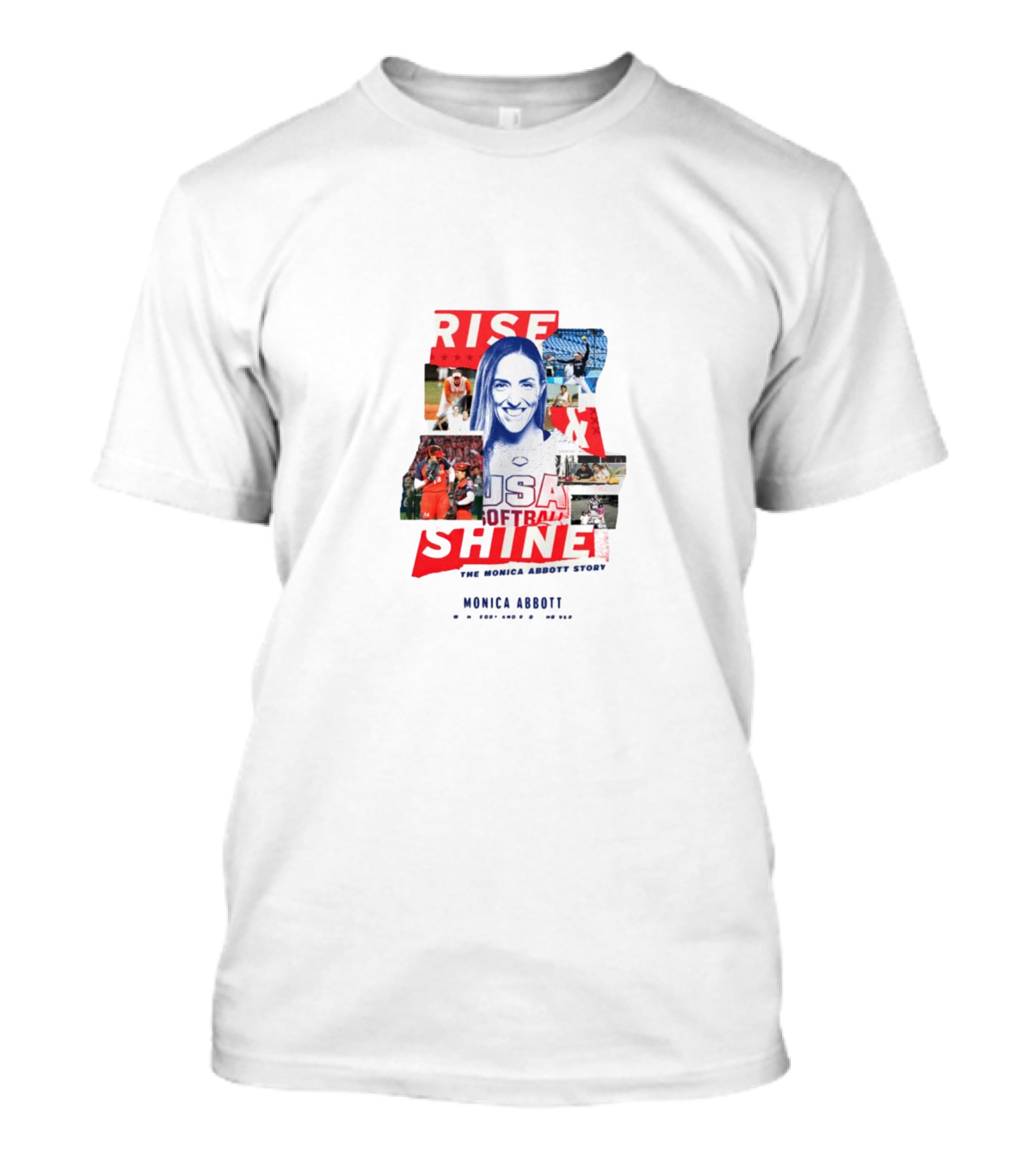 Rise And Shine USA Softball The Monica Abbott Legacy T-Shirt