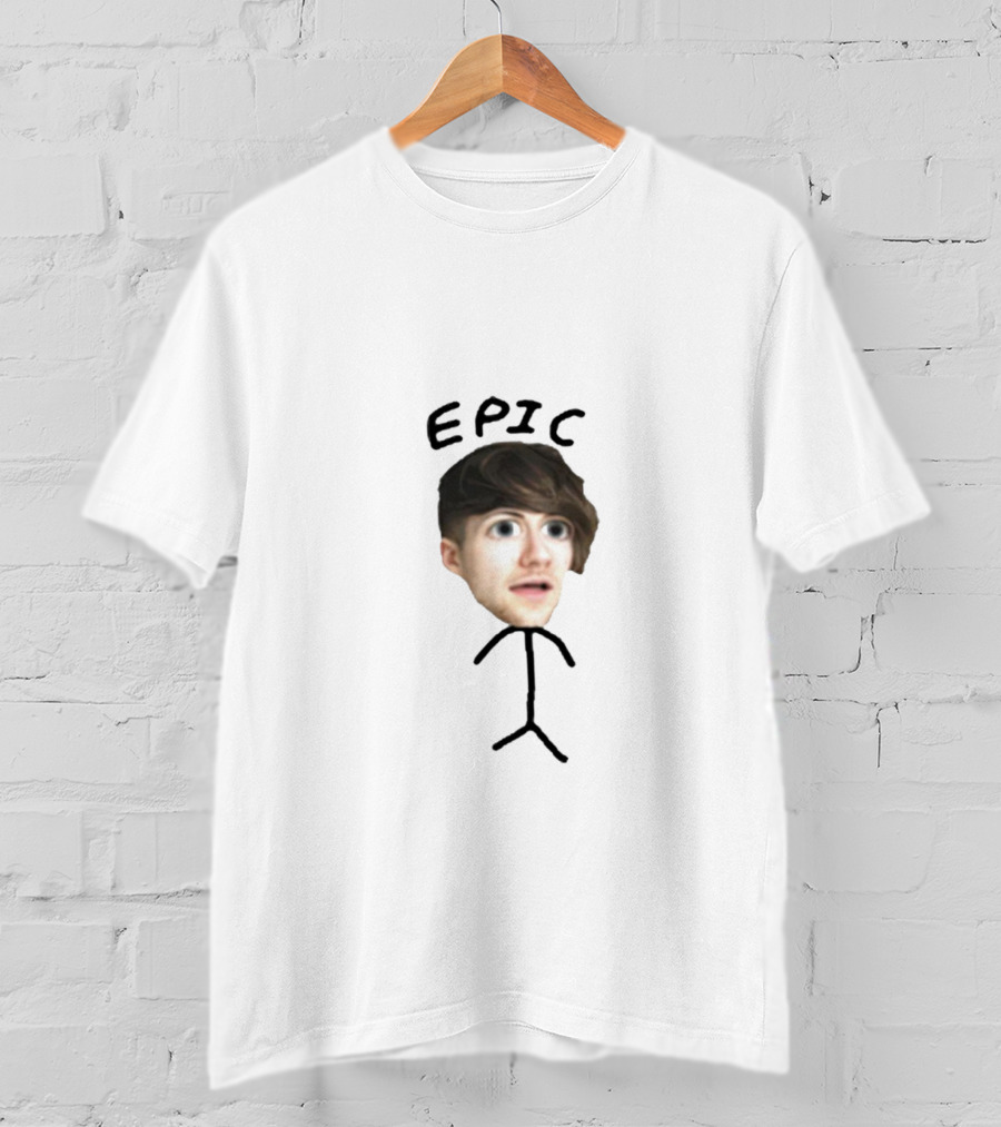 Epic Robertidk Stick Figure Character The Dumbest T-Shirt