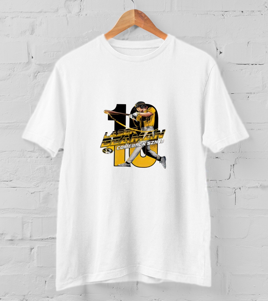 Laser Beaman Comeback SZN Missouri Baseball T-Shirt