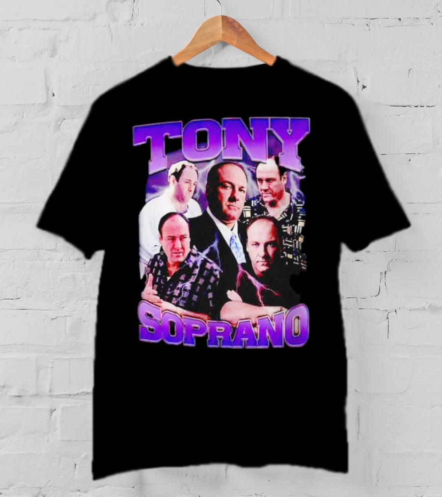 Tony Soprano The Sopranos Character Collage T-Shirt