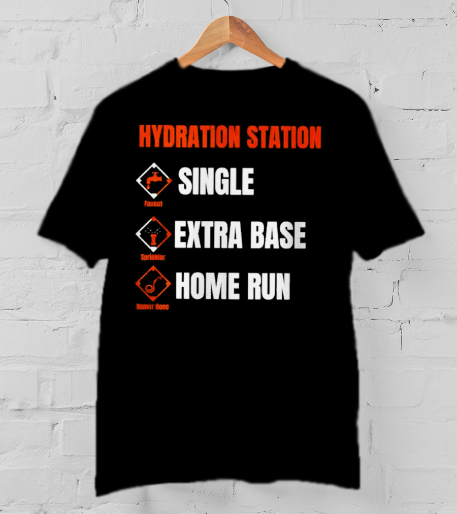 HYDRATION STATION Faucet Sprinkler Homer Hose T-Shirt