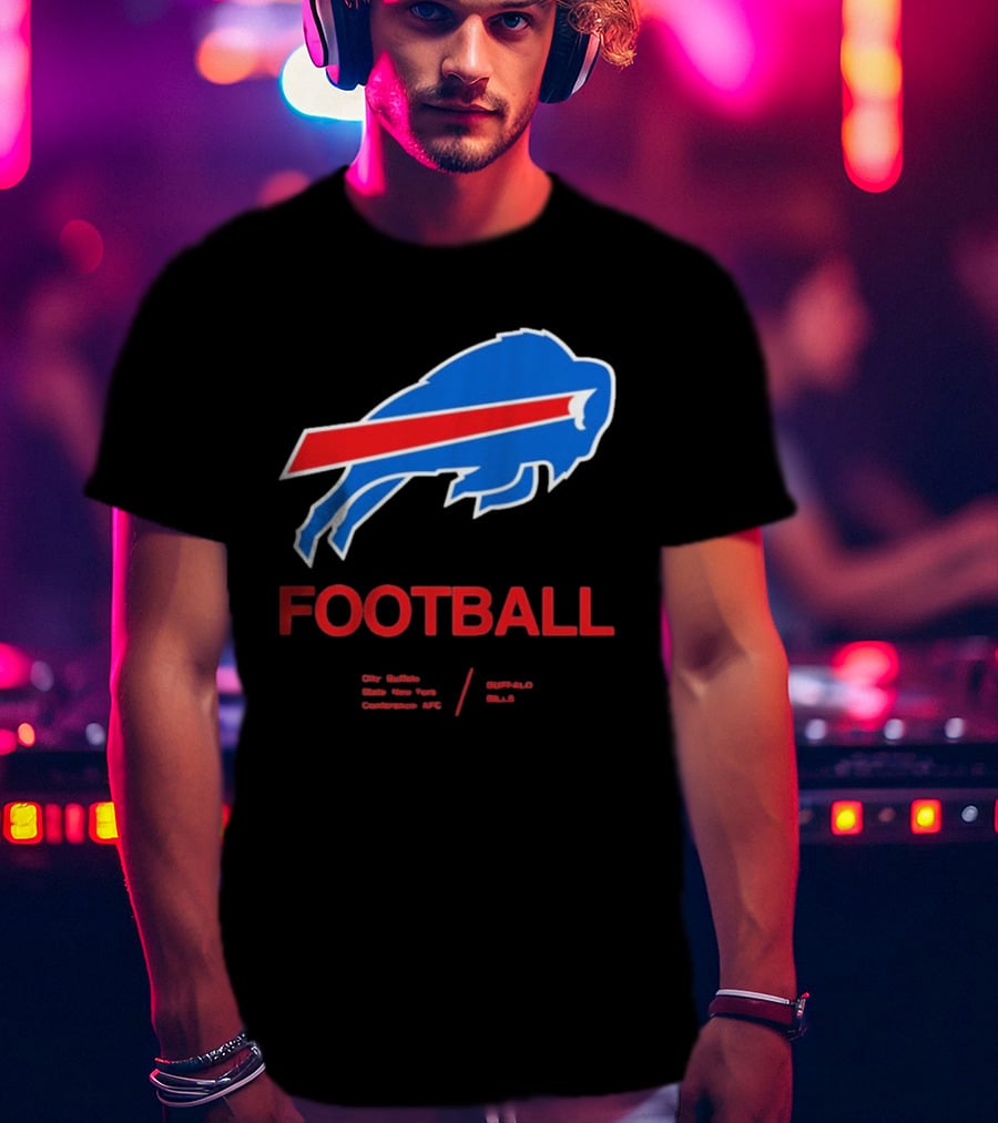 Buffalo Bills Football Marissa Figueroa Wears T-Shirt