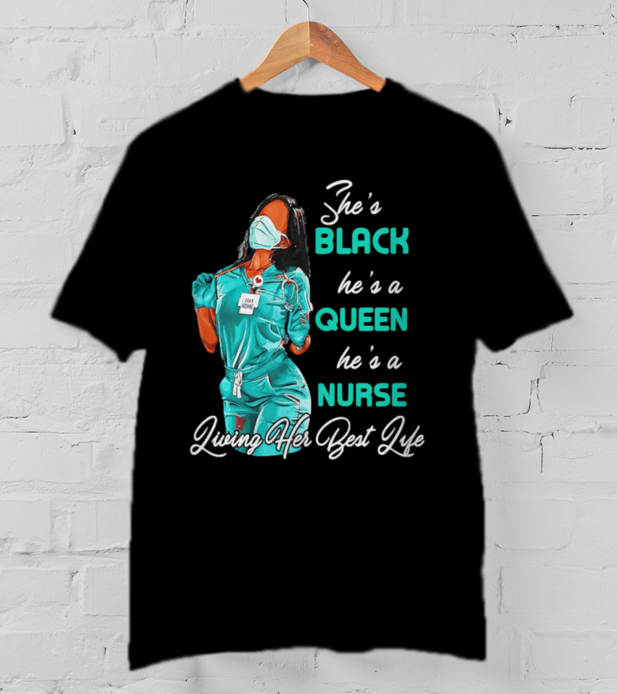 BLACK QUEEN NURSE Doing Her Thing T-Shirt