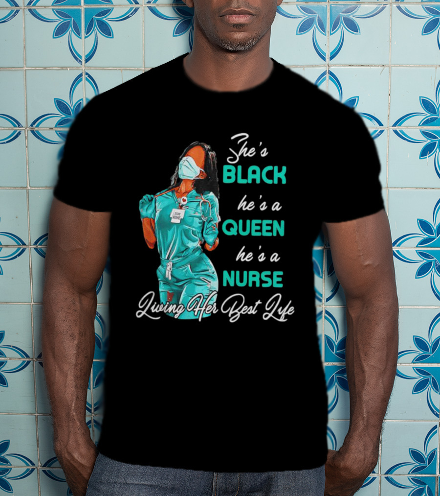 BLACK QUEEN NURSE Doing Her Thing T-Shirt