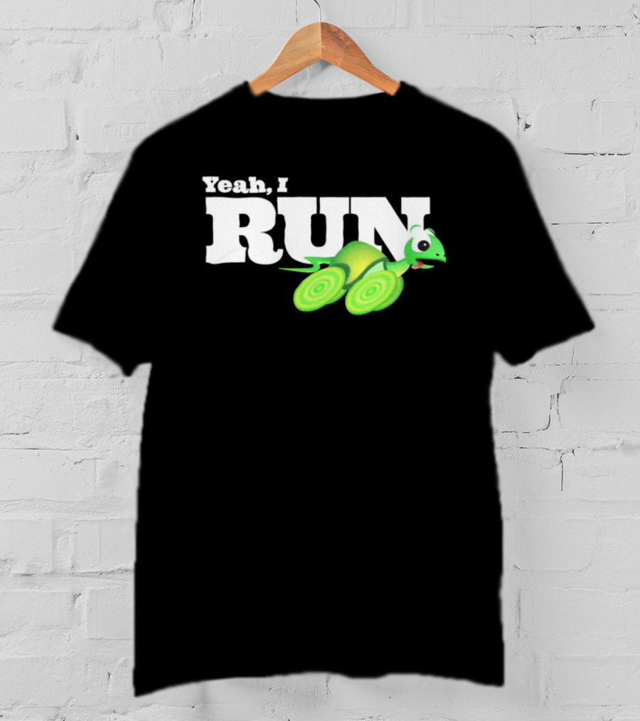 Turtle Yeah I Run Racing Green Run T-Shirt