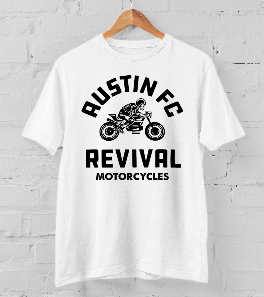 Austin FC Revival Motorcycles Racing Spirit T-Shirt