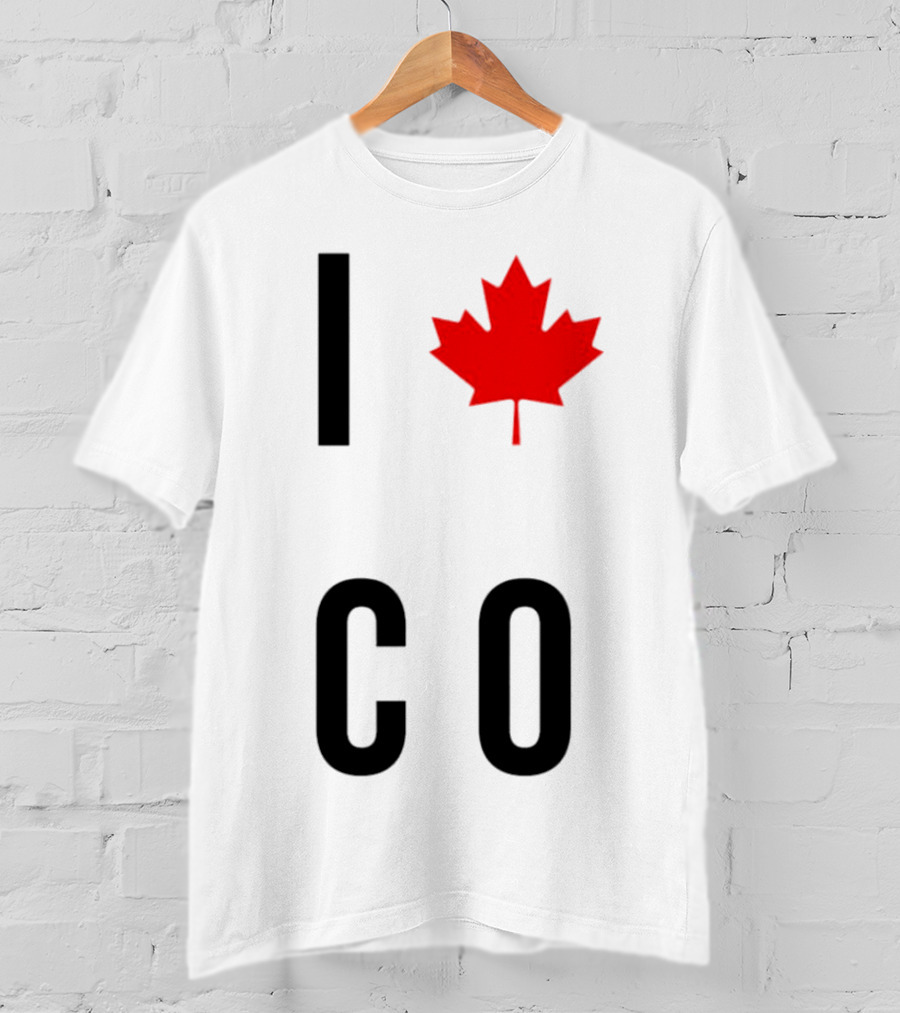 I Love Colorado Maple Leaf Co T-Shirt