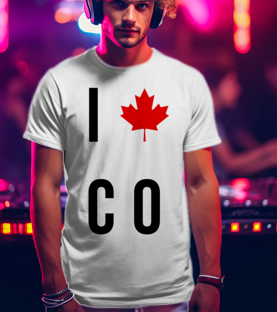 I Love Colorado Maple Leaf Co T-Shirt